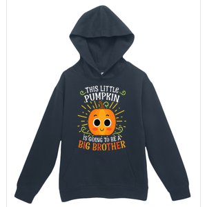 Big Brother Cute Thanksgiving Pumpkin Pregnancy Announcement Urban Pullover Hoodie