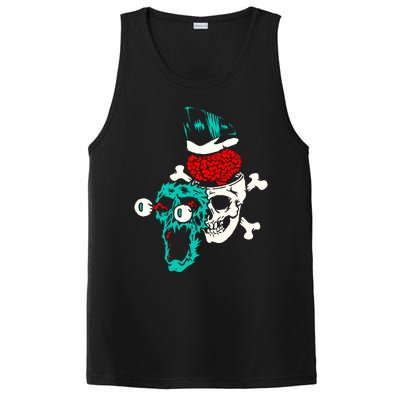 Brain Blast Cross Skull PosiCharge Competitor Tank