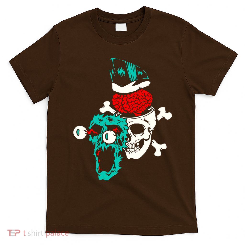 Brain Blast Cross Skull T-Shirt
