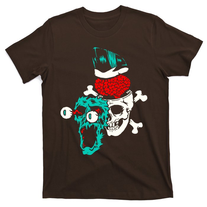 Brain Blast Cross Skull T-Shirt