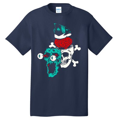 Brain Blast Cross Skull Tall T-Shirt