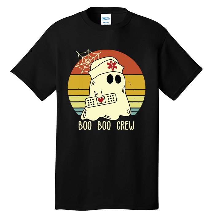 Boo Boo Crew Nurse Shirts Halloween Nurse Shirts For Women Tall T-Shirt