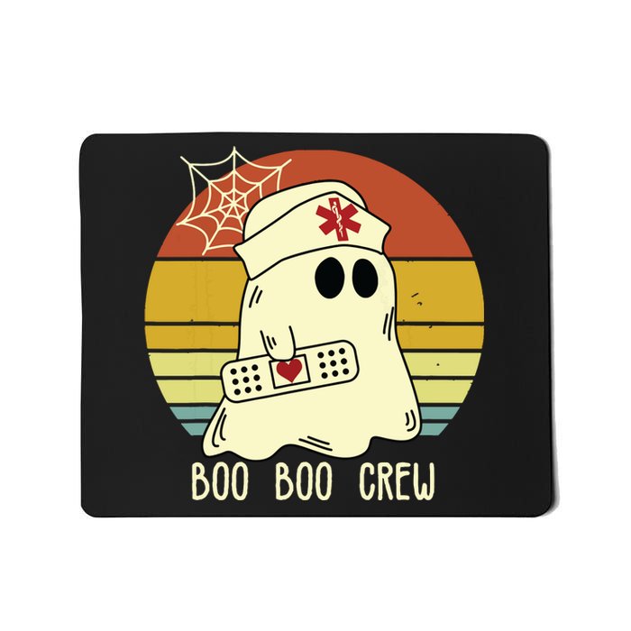 Boo Boo Crew Nurse Shirts Halloween Nurse Shirts For Women Mousepad