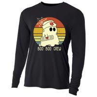 Boo Boo Crew Nurse Shirts Halloween Nurse Shirts For Women Cooling Performance Long Sleeve Crew