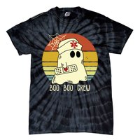 Boo Boo Crew Nurse Shirts Halloween Nurse Shirts For Women Tie-Dye T-Shirt