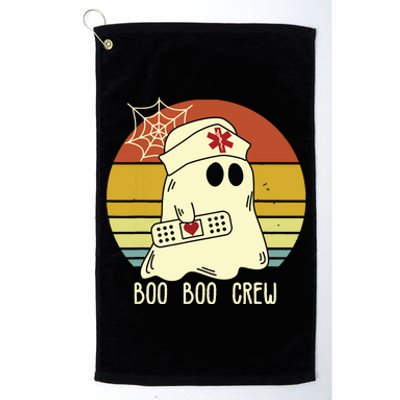 Boo Boo Crew Nurse Shirts Halloween Nurse Shirts For Women Platinum Collection Golf Towel