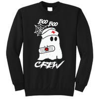 Boo Boo Crew Nurse Ghost Funny Halloween Costume Gift Sweatshirt