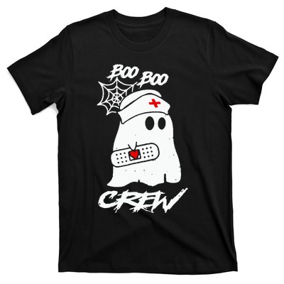 Boo Boo Crew Nurse Ghost Funny Halloween Costume Gift T-Shirt