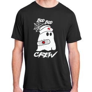 Boo Boo Crew Nurse Ghost Funny Halloween Costume Gift Adult ChromaSoft Performance T-Shirt