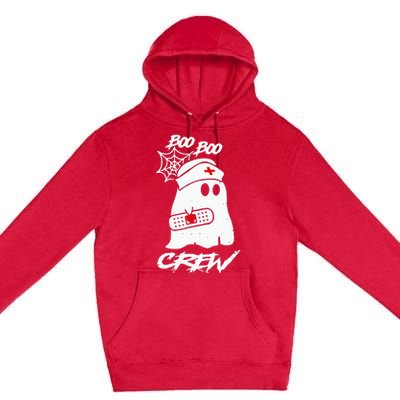 Boo Boo Crew Nurse Ghost Funny Halloween Costume Gift Premium Pullover Hoodie