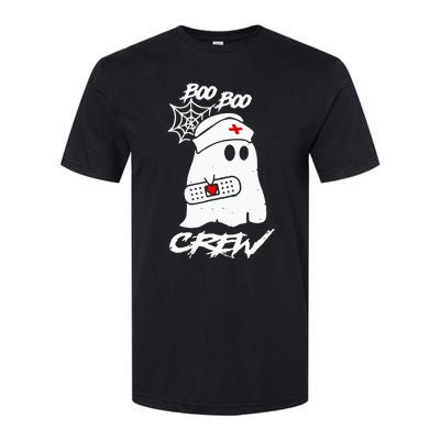 Boo Boo Crew Nurse Ghost Funny Halloween Costume Gift Softstyle CVC T-Shirt