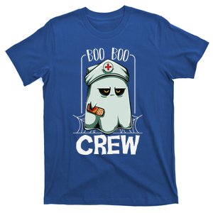 Boo Boo Crew Nurse Ghost Funny Scary Halloween Quotes T-Shirt