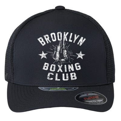 Brooklyn Boxing Club Vintage Distressed Boxing Gift Flexfit Unipanel Trucker Cap