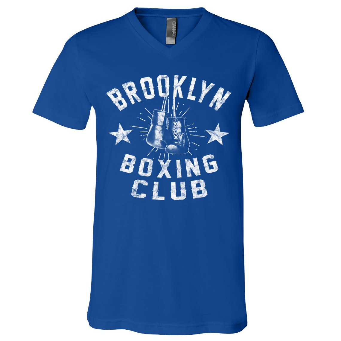 Brooklyn Boxing Club Vintage Distressed Boxing Gift V-Neck T-Shirt