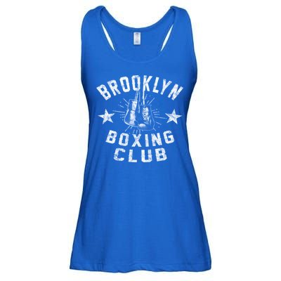 Brooklyn Boxing Club Vintage Distressed Boxing Gift Ladies Essential Flowy Tank