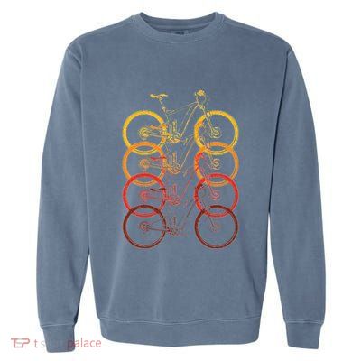 Bicycling Biker Cyclist Athlete Gift Bicycle Garment-Dyed Sweatshirt
