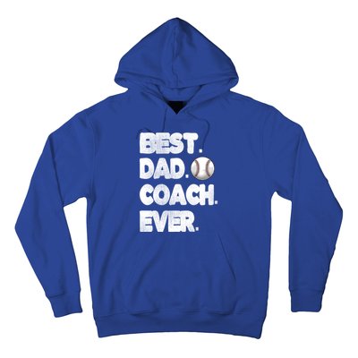 Best Baseball Coach Dad Baseball Coach Father Great Gift Hoodie