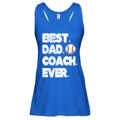 Best Baseball Coach Dad Baseball Coach Father Great Gift Ladies Essential Flowy Tank