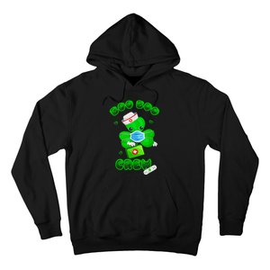 Boo Boo Crew Nurse St PatrickS Day Shamrock Face Mask Nurse Hoodie