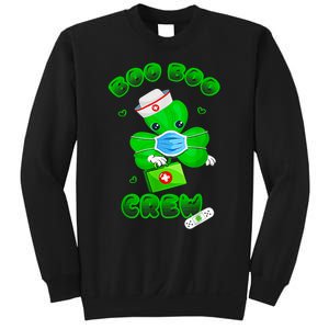 Boo Boo Crew Nurse St PatrickS Day Shamrock Face Mask Nurse Sweatshirt