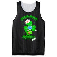 Boo Boo Crew Nurse St PatrickS Day Shamrock Face Mask Nurse Mesh Reversible Basketball Jersey Tank