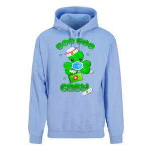 Boo Boo Crew Nurse St PatrickS Day Shamrock Face Mask Nurse Unisex Surf Hoodie