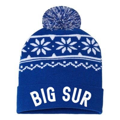 Big Bear California Lake Village Ski Snow Park Socal Camping Gift USA-Made Snowflake Beanie