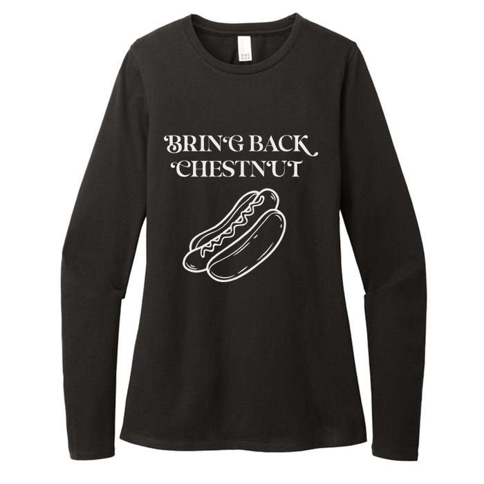 Bring Back Chestnut Winner Womens CVC Long Sleeve Shirt