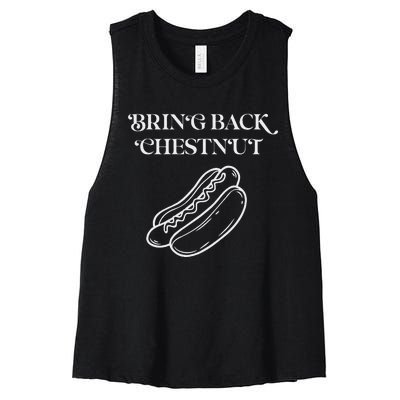 Bring Back Chestnut Winner Women's Racerback Cropped Tank