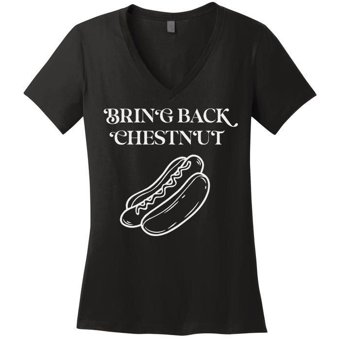 Bring Back Chestnut Winner Women's V-Neck T-Shirt