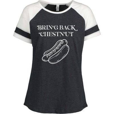 Bring Back Chestnut Winner Enza Ladies Jersey Colorblock Tee