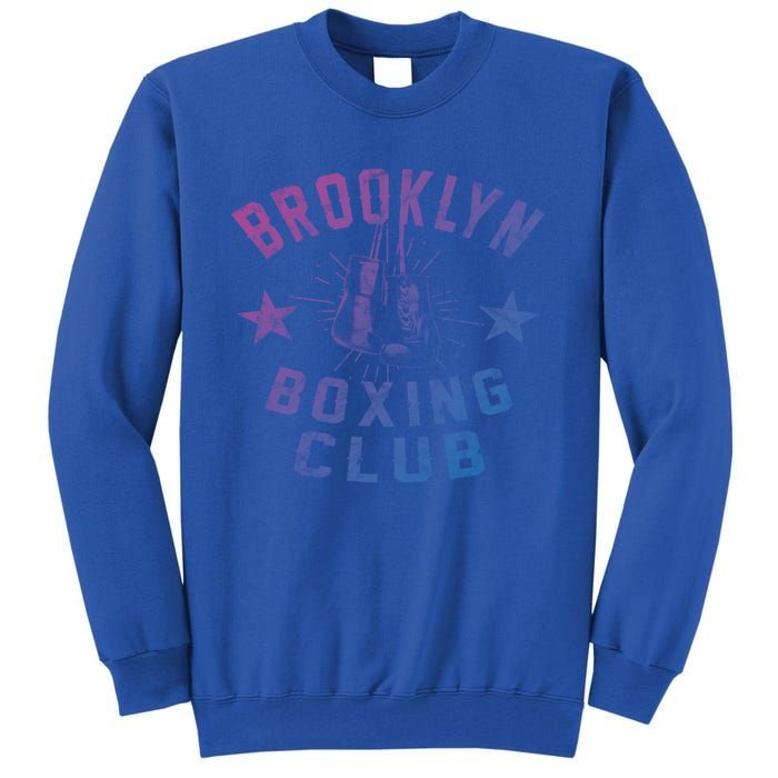 Brooklyn Boxing Club Vintage Distressed Boxing Gift Tall Sweatshirt