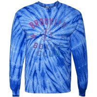 Brooklyn Boxing Club Vintage Distressed Boxing Gift Tie-Dye Long Sleeve Shirt