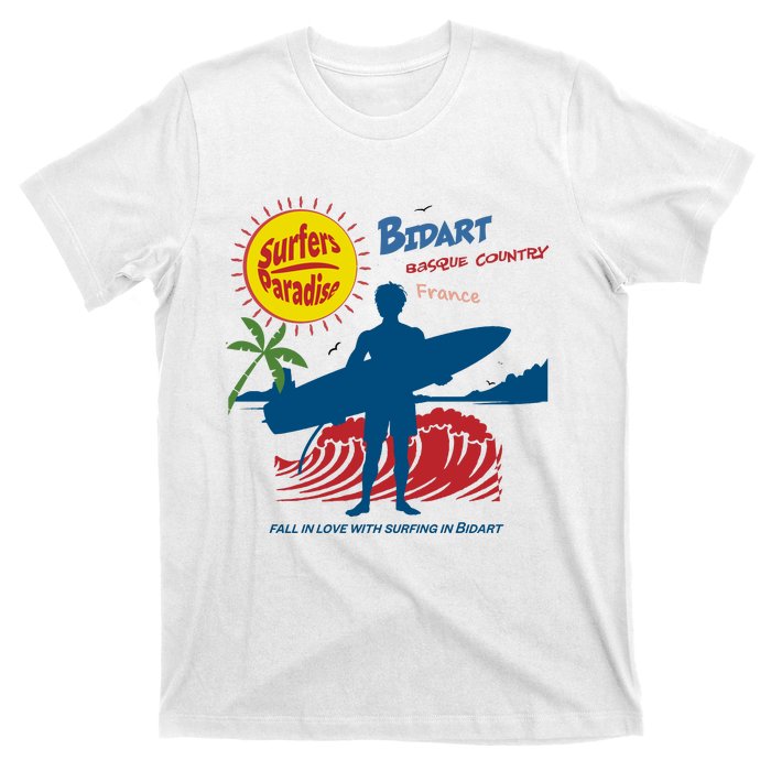 Bidart Basque Country Surfer T-Shirt