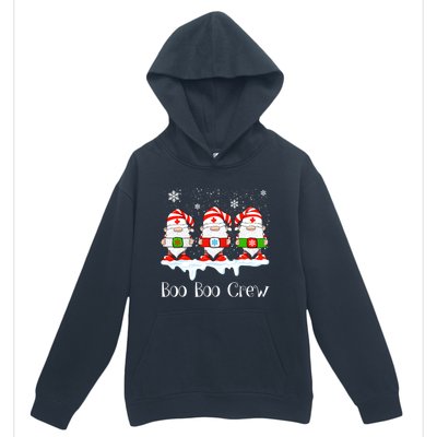 Boo Boo Crew Nurse Christmas Cute Garden Gnomes Nursing Xmas Gift Urban Pullover Hoodie