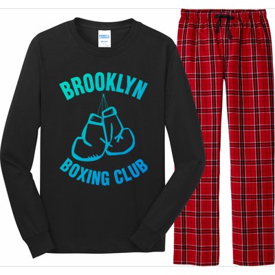 Brooklyn Boxing Club Hanging Gloves Gift Great Gift Long Sleeve Pajama Set