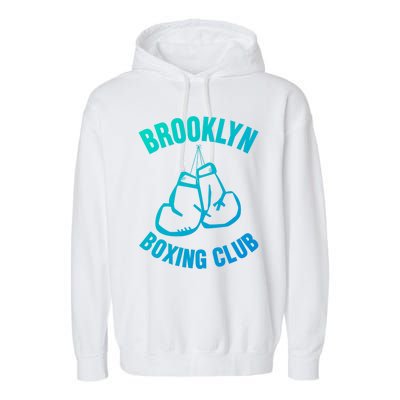 Brooklyn Boxing Club Hanging Gloves Gift Great Gift Garment-Dyed Fleece Hoodie