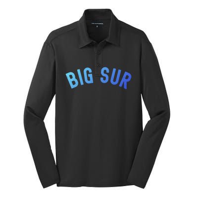 Big Bear California Lake Village Ski Snow Park Socal Camping Funny Gift Silk Touch Performance Long Sleeve Polo