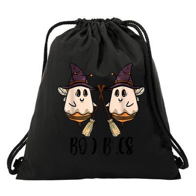 Boo Bees Couples Witch Halloween Costume Ghost Funny Drawstring Bag