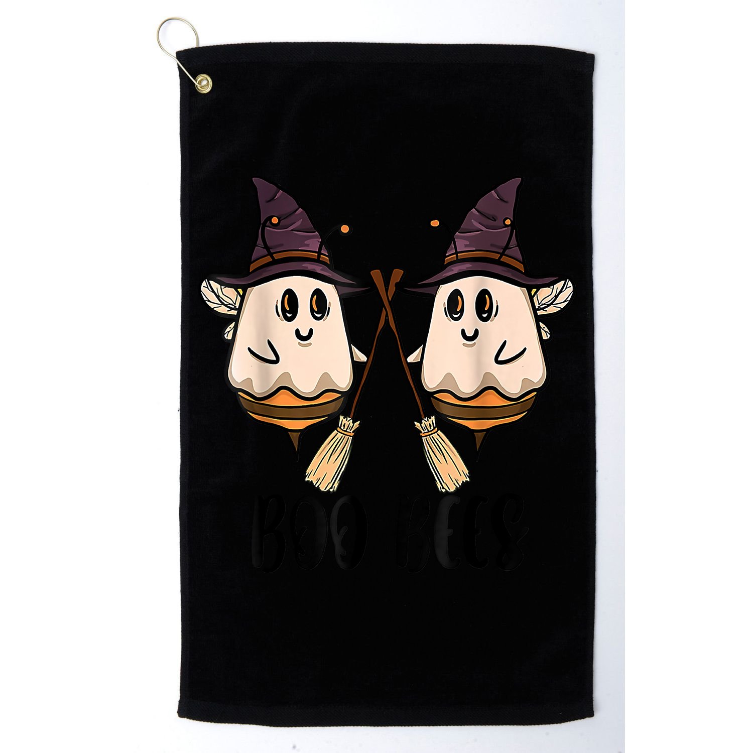 Boo Bees Couples Witch Halloween Costume Ghost Funny Golf Towel