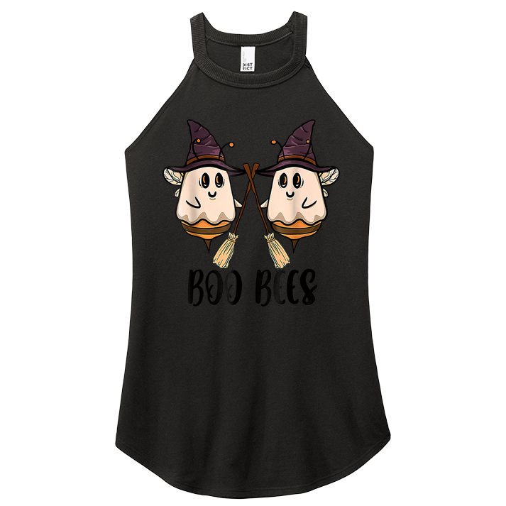 Boo Bees Couples Witch Halloween Costume Ghost Funny Women's Perfect Tri Rocker Tank