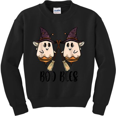 Boo Bees Couples Witch Halloween Costume Ghost Funny Kids Sweatshirt