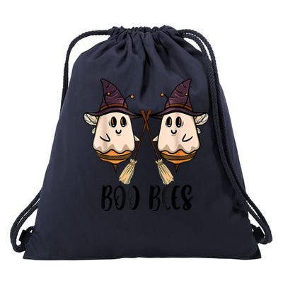 Boo Bees Couples Witch Halloween Costume Ghost Funny Drawstring Bag