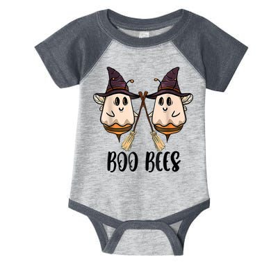 Boo Bees Couples Witch Halloween Costume Ghost Funny Infant Baby Jersey Bodysuit