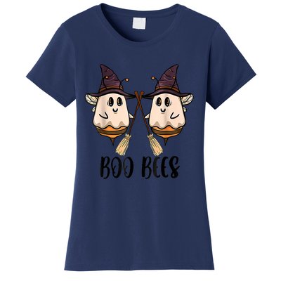 Boo Bees Couples Witch Halloween Costume Ghost Funny Women's T-Shirt