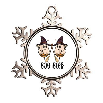 Boo Bees Couples Witch Halloween Costume Ghost Funny Metallic Star Ornament