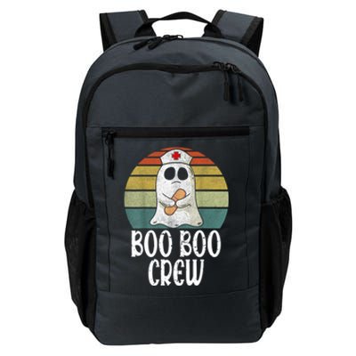 Boo Boo Crew Nurse Distressed Retro Vintage Ghost Halloween Cute Gift Daily Commute Backpack