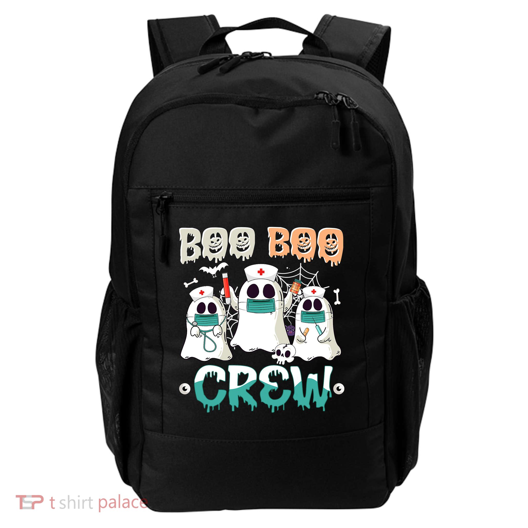 Boo Boo Crew Halloween Ghost Nursing Nurse Backpack