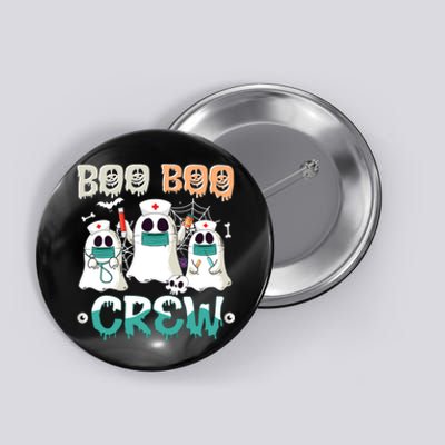 Boo Boo Crew Halloween Ghost Nursing Nurse Button