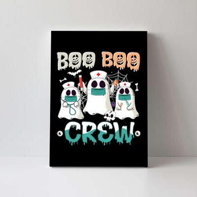 Boo Boo Crew Halloween Ghost Nursing Nurse Canvas